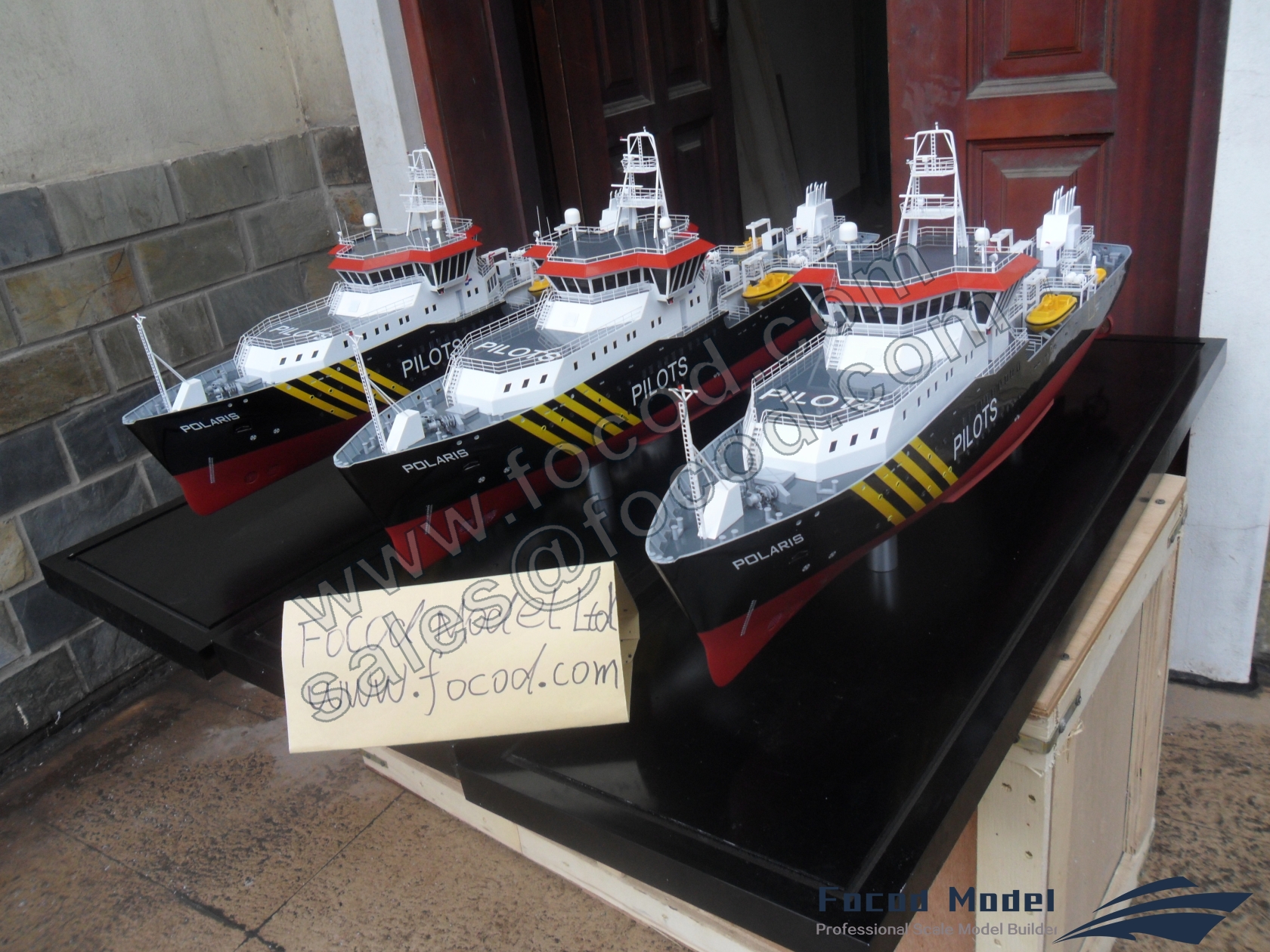 customized model of 81.5m Pilots Boat